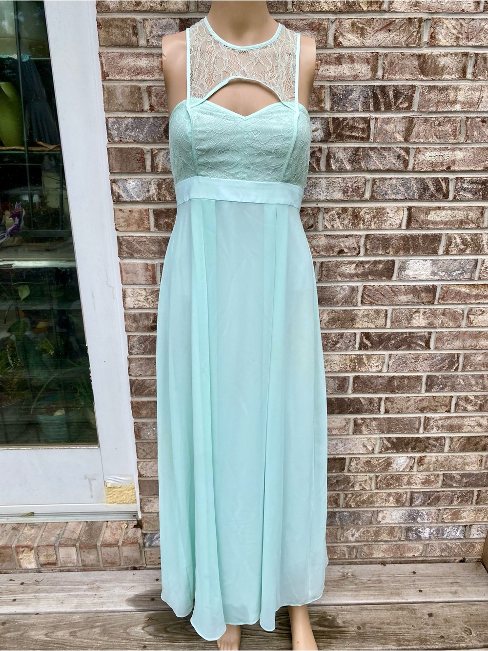 BCBGeneration Mint Lace Illusion Maxi Dress
Size 0